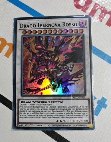 Drago ipernova rosso - rosso, (red