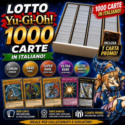 Yugioh lotto 1000 carte - yugioh!,
